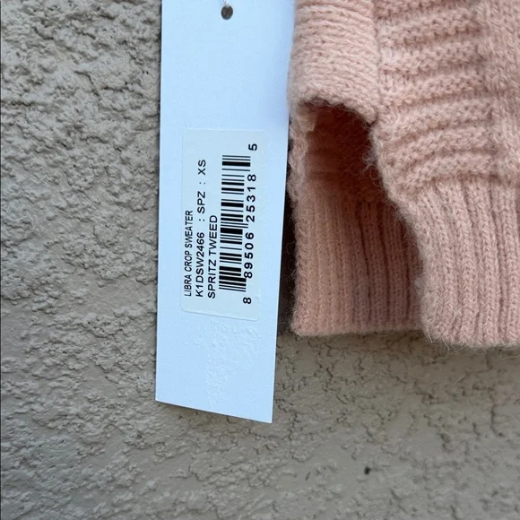 Bishop + Young Soft Pink Turtleneck Sweater Vest - Picture 3 of 6